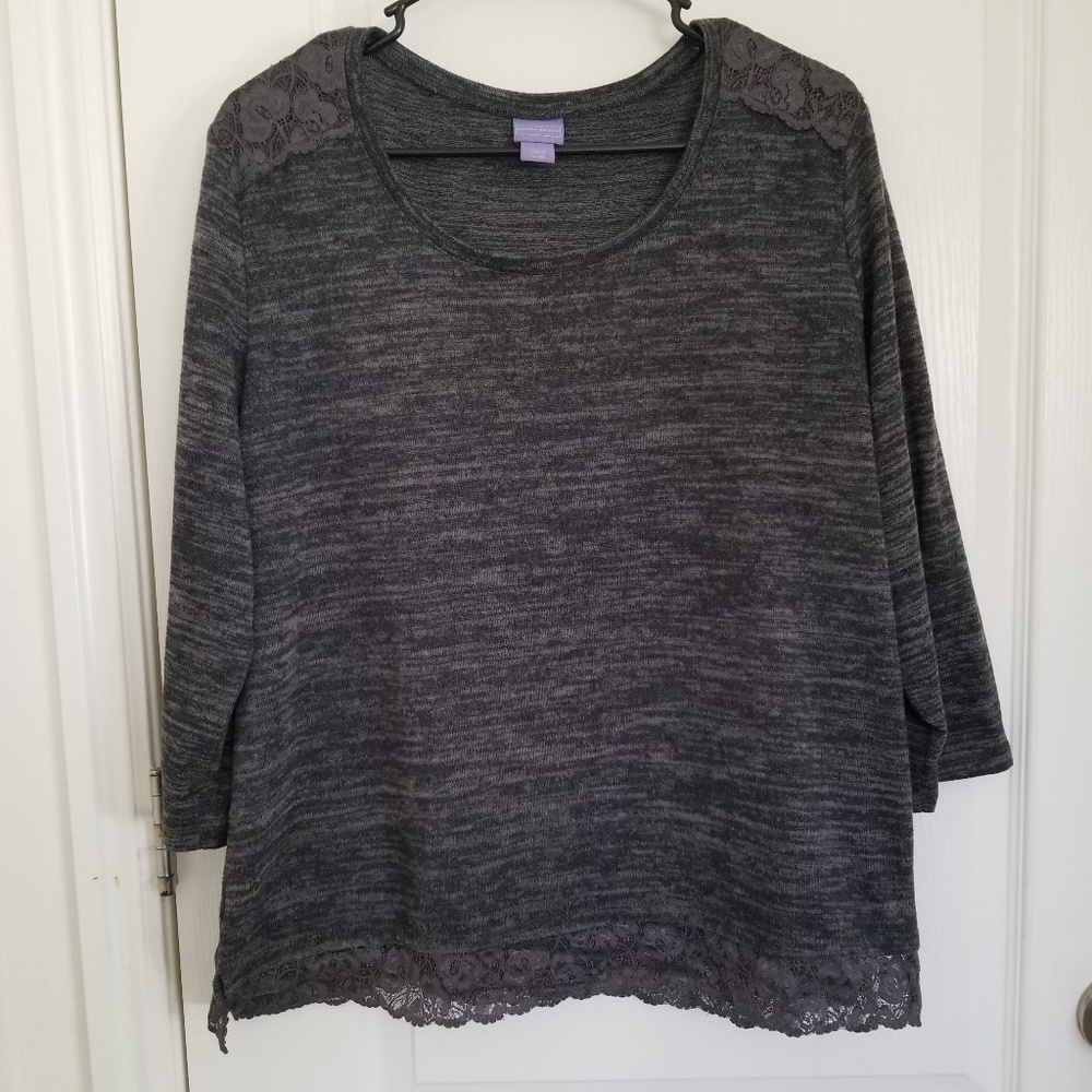 Gray Sweater Shirt